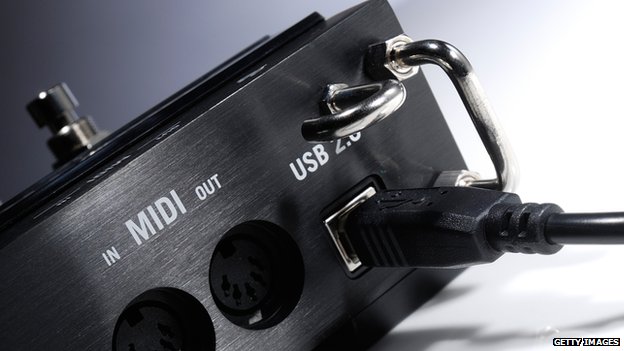 MIDI ports + USB
