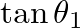 $\tan \theta_{1}$