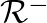 $\mathcal{R}^{-}$