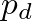 $p_{d}$