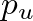 $p_{u}$