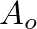 $A_{o}$