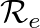 $\mathcal{R}_{e}$